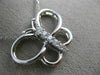 ESTATE LARGE .30CT DIAMOND 14KT WHITE GOLD 3D FLYING BUTTERFLY PENDANT #21923