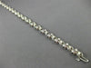 ANTIQUE 1.15CT ROUND CUT DIAMOND 14K WHITE GOLD CLASSIC CROSSOVER BRACELET #3150