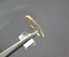 ESTATE .36CT DIAMOND 18KT YELLOW GOLD ROUND 2mm SEMI ETERNITY ANNIVERSARY RING