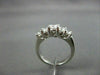 ESTATE .78CT DIAMOND LUCIDA 5 STONE 14KT WHITE GOLD ENGAGEMENT RING STUNNG 16301