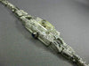ANTIQUE LONGINES 3.44CT DIAMOND & SAPPHIRE PLATINUM & 14K WHITE GOLD WATCH 25285