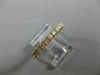 ESTATE .43CT DIAMOND 14KT ROSE GOLD 3D CLASSIC SEMI ETERNITY ANNIVERSARY RING