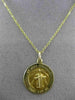 ESTATE 14KT YELLOW GOLD CIRCULAR SAINT JUDE THADDEUS PRAY FOR US PENDANT #25010