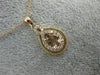.77CT DIAMOND & AAA OVAL MORGANITE 14KT ROSE GOLD 3D INFINITY TEAR DROP PENDANT