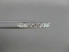 ESTATE 1.68CTW DIAMOND SHARED ETERNITY 14KT WHITE GOLD RING 2.5MM 6.25 #20960