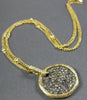 ESTATE 1.54CT MULTI COLOR FANCY DIAMOND 14KT YELLOW GOLD 3D BY THE YARD PENDANT