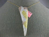 LARGE 4.23CT WHITE PINK & FANCY YELLOW DIAMONDS 18KT ROSE GOLD 3D HEART PENDANT