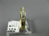 ESTATE .40CT DIAMOND 14K YELLOW GOLD 3D CHANNEL WEDDING ANNIVERSARY RING #21315