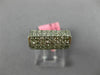 ESTATE 1.16CT DIAMOND WHITE GOLD 3D CLASSIC FUN FLAME RECTANGULAR LOVE RING
