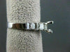 ESTATE 1.05CT DIAMOND 14KT WHITE GOLD PYRAMID SEMI MOUNT ENGAGEMENT RING #22419