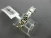 ESTATE 2.16CT ASHER CUT DIAMOND 18KT WHITE GOLD 7 STONE WEDDING ANNIVERSARY RING
