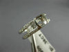 ESTATE .36CT DIAMOND 18K WHITE GOLD SEMI BEZEL SEMI MOUNT ENGAGEMENT RING #11188