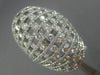 ESTATE MASSIVE 6.82CT DIAMOND 18KT WHITE GOLD ETOILE MULTI ROW COCKTAIL RING E/F