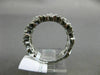 ESTATE .75CT DIAMOND 14K WHITE GOLD OPEN CIRCLE OF LIFE WEDDING ANNIVERSARY RING
