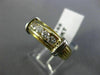 ESTATE WIDE .40CT DIAMOND 14K WHITE & YELLOW GOLD 5 STONE ANNIVERSARY RING #2155
