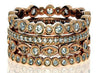 LARGE 1.11CT DIAMOND 18KT ROSE GOLD FILIGREE MILGRAIN STACKABLE ANNIVERSARY RING
