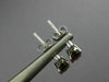 ESTATE 2.01CT DIAMOND & AAA GARNET 14KT WHITE GOLD 3D OVAL HALO STUD EARRINGS