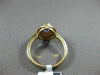 ESTATE 1.16CT DIAMOND & AAA TANZANITE 14KT GOLD BEZEL HALO OVAL ENGAGEMENT RING