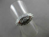 ESTATE .14CT DIAMOND 14KT WHITE & YELLOW GOLD MARQUISE SHAPE 3 STONE RING #21029