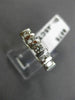 ESTATE .45CT ROUND CUT DIAMOND 14K WHITE GOLD 3D CHANNEL ANNIVERSARY RING #18148