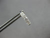 1.02CT DIAMOND 18KT WHITE GOLD 3D 3 STONE PAST PRESENT FUTURE LEVERBACK EARRINGS
