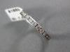 ESTATE 1.0CT DIAMOND 14KT WHITE GOLD 3D ETERNITY WEDDING ANNIVERSARY RING #22435
