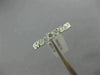 ESTATE .19CT DIAMOND 14K WHITE GOLD FILIGREE SQUARE HEART SHAPE ANNIVERSARY RING