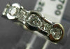 ESTATE 1.20CT DIAMOND 14KT WHITE GOLD 7 STONE SEMI BEZEL ANNIVERSARY RING #22471