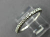 ESTATE .22CT DIAMOND 14K WHITE GOLD SHARE PRONG WEDDING ANNIVERSARY RING #19780