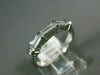 ANTIQUE .35CT DIAMOND 14KT WHITE GOLD 3 STONE BAGUETTE ANNIVERSARY RING #ELV19