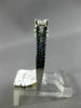 ESTATE .73CT DIAMOND & AAA SAPPHIRE 14KT WHITE GOLD 3D FILIGREE ENGAGEMENT RING