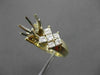 ESTATE LARGE 1.65CT DIAMOND 14KT TWO TONE GOLD SEMI MOUNT ENGAGEMENT RING #18016