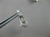 ESTATE .36CTW DIAMOND FLOWER CLUSTER 18KT WHITE GOLD HUGGIE POST EARRINGS #21306