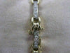 ESTATE 1.60CTW DIAMOND 14K WHITE YELLOW GOLD LOVE BRACELET F VVS 7.0" 6MM #19823