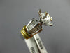 DIAMOND 18KT YELLOW GOLD & PLATINUM MARQUISE SEMI MOUNT ENGAGEMENT RING #21089