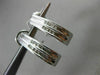 ESTATE WIDE .35CT DIAMOND 14KT WHITE GOLD PRINCESS CUT UMBRELLA CLIP ON EARRINGS