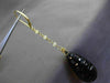 ANTIQUE 98.70CT OLD MINE DIAMOND & SMOKY TOPAZ 14KT YELLOW GOLD EARRINGS #20691
