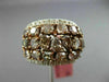 LARGE 5.55CT WHITE & PINK DIAMOND 18K WHITE & ROSE GOLD WEDDING ANNIVERSARY RING