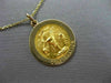 ESTATE 14KT YELLOW GOLD HANDCRAFTED CONFIRMATION FLOATING PENDANT & CHAIN #24988