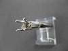 ESTATE .65CT DIAMOND 18KT WHITE GOLD BAGUETTE SEMI MOUNT ENGAGEMENT RING #16577