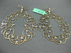 ESTATE MASSIVE .97CT DIAMOND 18KT ROSE GOLD 3D BUTTERFLY ETOILE HANGING EARRINGS