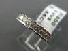 ESTATE .55CT DIAMOND 14KT WHITE GOLD 3D ROUND PYRAMID ANNIVERSARY RING #16535