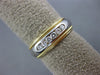 ESTATE .26CT DIAMOND 18KT TWO TONE GOLD 7 STONE ROUND WEDDING ANNIVERSARY RING