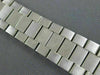 ESTATE LONG 8.0CT DIAMOND 18KT WHITE GOLD 3D ITALIAN DIAMOND MENS WATCH BAND