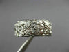 ESTATE WIDE 1.0CT DIAMOND PLATINUM 3D FILIGREE ETERNITY WEDDING ANNIVERSARY RING