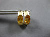 1.78CT AAA CITRINE 14KT YELLOW GOLD SEMI BEZEL UMBRELLA HANGING EARRINGS #27933