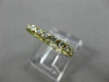 ESTATE .46CT DIAMOND 14KT YELLOW GOLD 3D BEZEL ETERNITY WEDDING ANNIVERSARY RING