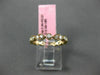 ESTATE .64CT DIAMOND 18K ROSE GOLD 3D ROUND & MARQUISE ETERNITY ANNIVERSARY RING