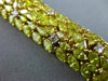 ESTATE MASSIVE 35.46CT WHITE & FANCY YELLOW DIAMOND 18KT WHITE GOLD 3D BRACELET