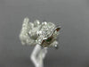 EXTRA LARGE 4.61CT DIAMOND & AAA TSAVORITE 18KT WHITE GOLD 3D TIGER PANTHER RING